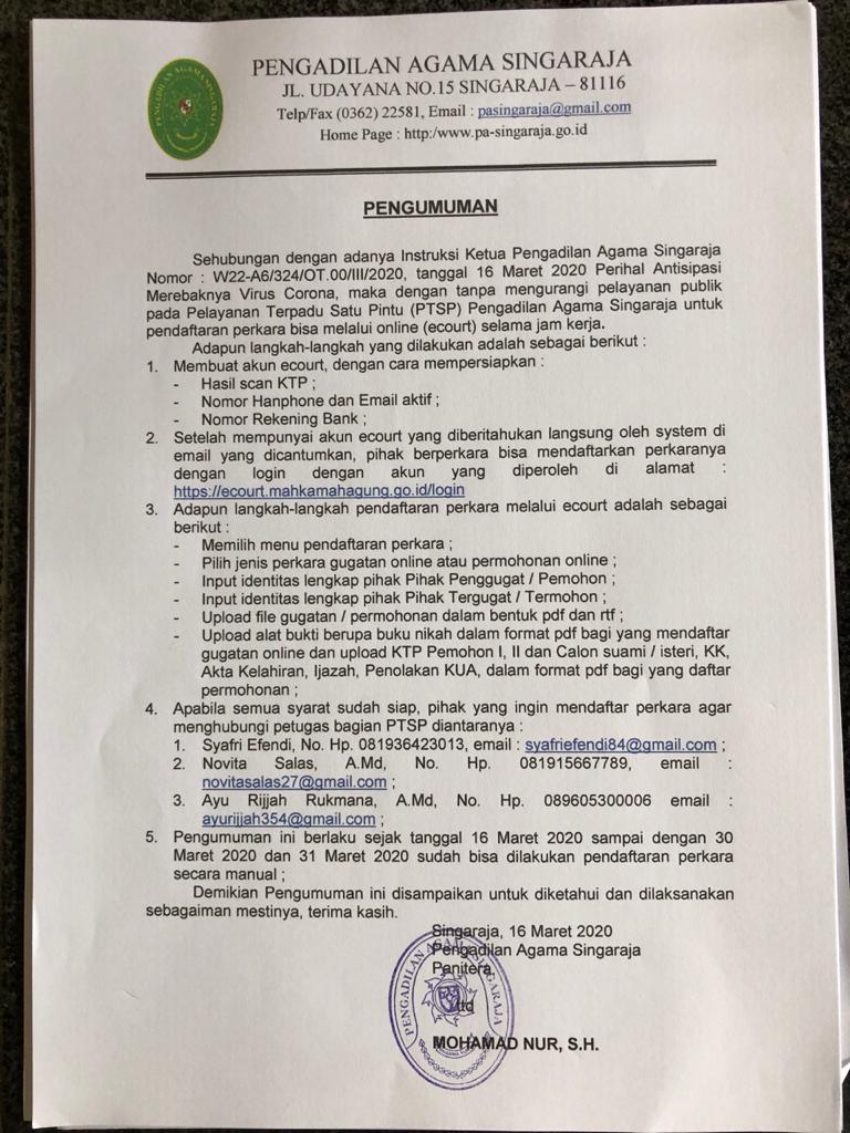 Pengumuman