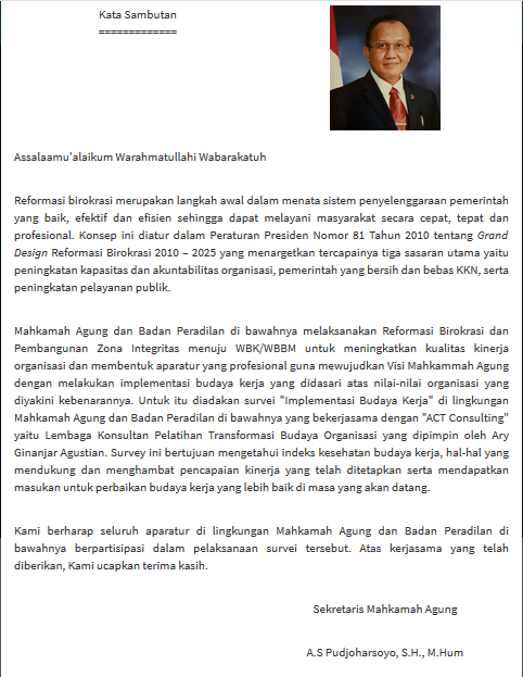 survei budaya kerja